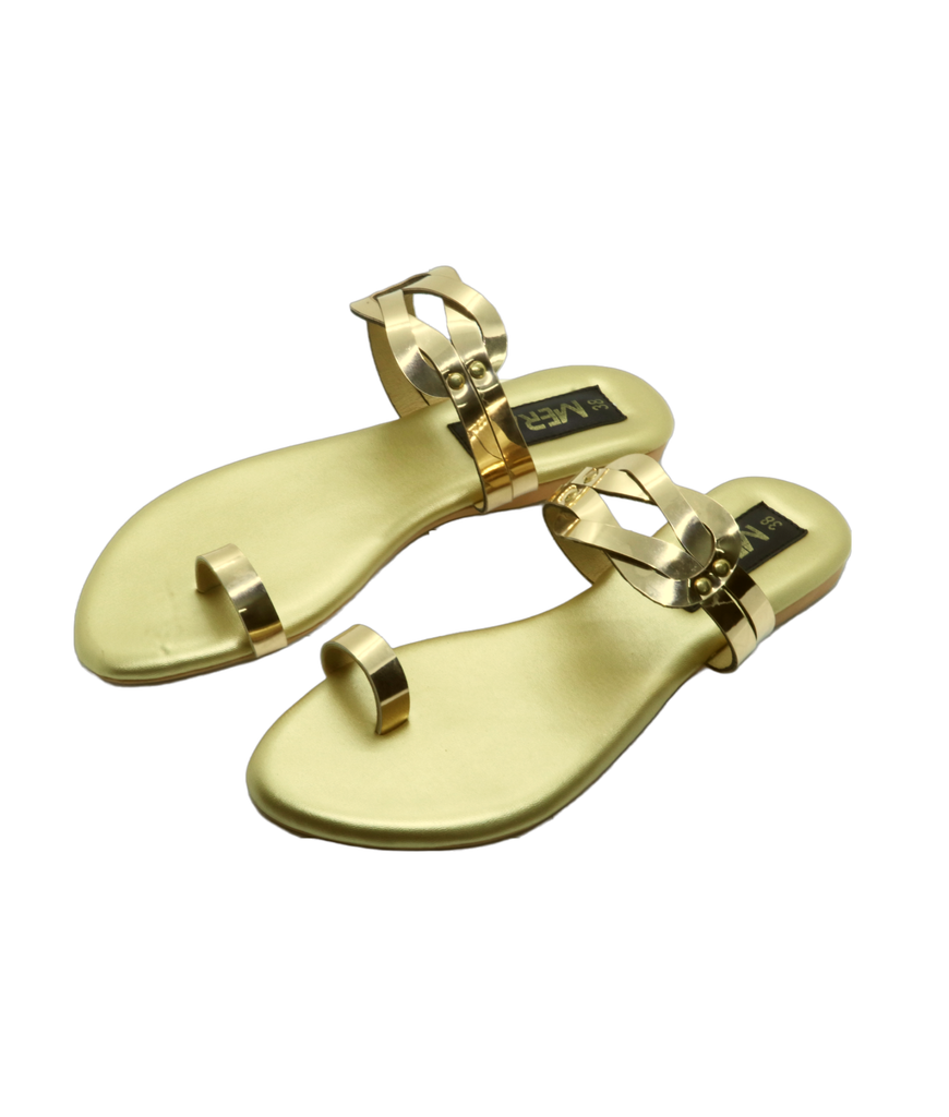 Karen Golden Super Soft Flat sandals for women