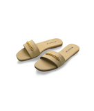 Cheryl Cream Flat Sandal for women