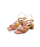 Marcella Pink- Block heel for women