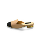 Rozalia Cream Closed Toe Semi Heel for women