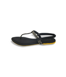 Quinn Black- Flat sandals for women