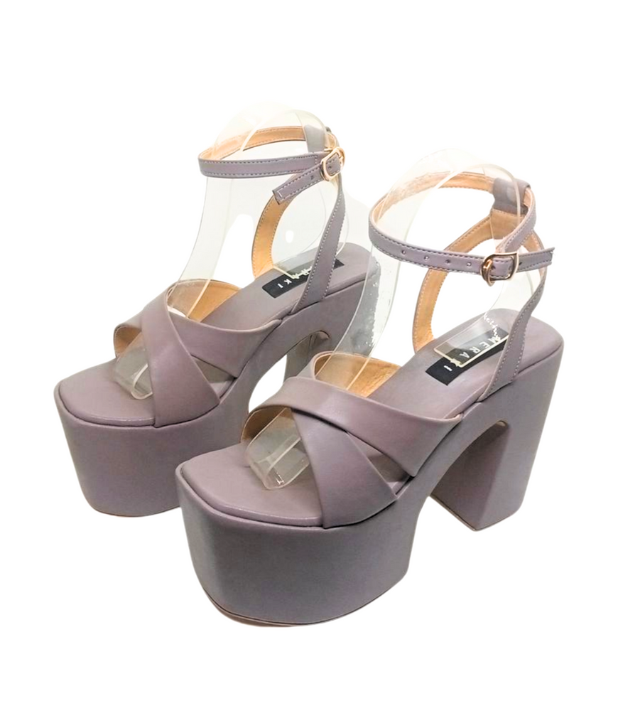 Alexandra Ash Lavender 5.5 Inch Platform high  heel for women