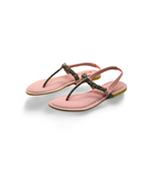 Quinn Pink - Flat sandals for women