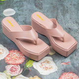 Ava Pink Wedge heel for women