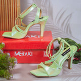 Roma Green Pencil heel for women