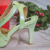 Roma Green Pencil heel for women