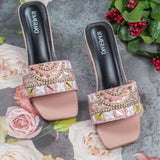 Zephee 2.0  Pink Block Heel for women
