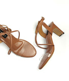 Cleopatra Caramel Curved Heel for women