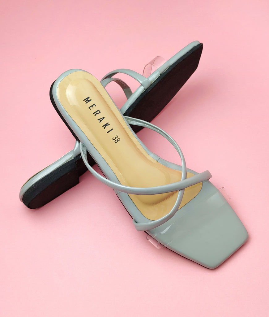 Narcissa Gray - Flat sandals for women