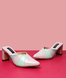 Charlotte Pink  Closed Toe Heels for women