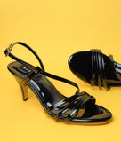 Aleena Black Pencil Heel for women