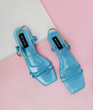 Arabelle Blue Semi heel for women