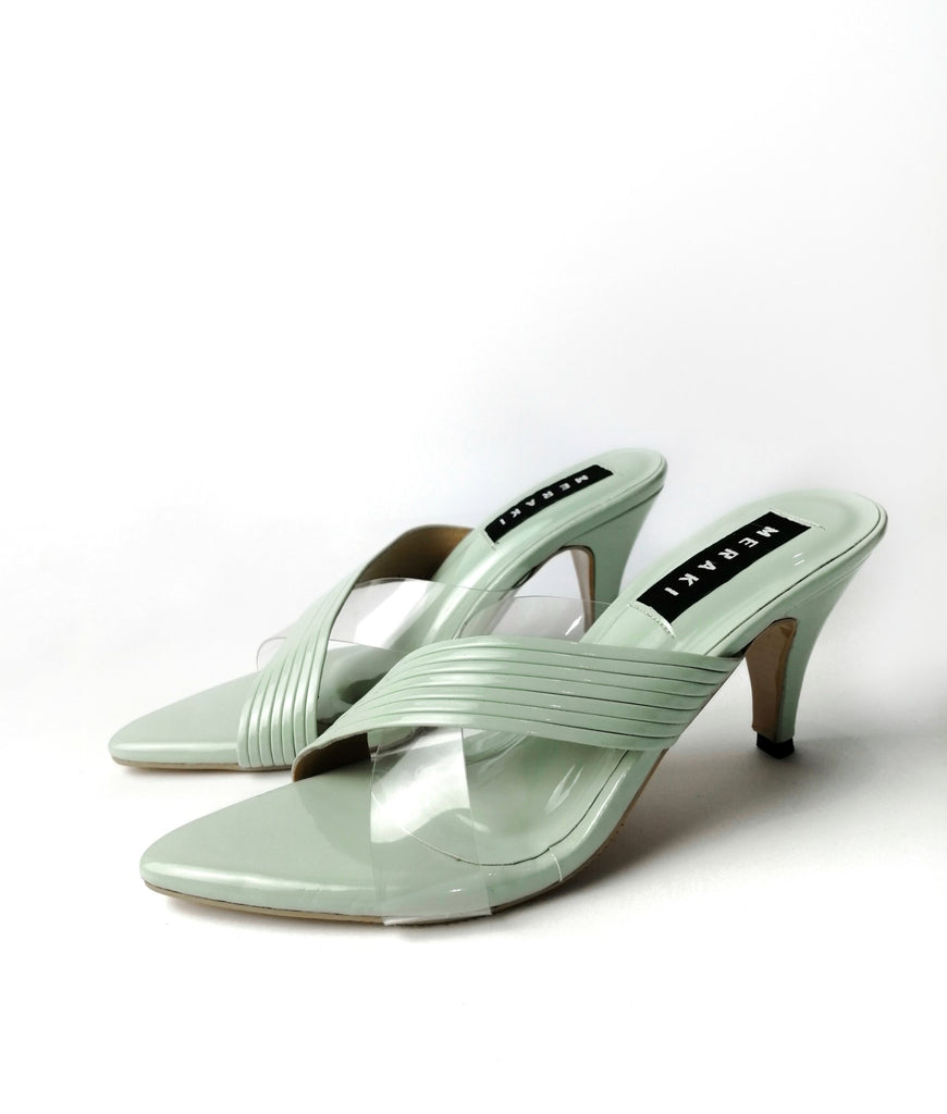 Izora Mint High heel for women