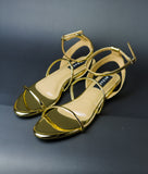 Joannah Metallic Gold - Flat sandals for women