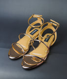 Joannah  Rose Gold - Flat sandals for women