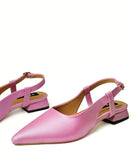 Lauren Hot Pink Semi Heel for women