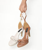 Myranda Pearled Ivory High Heels for women