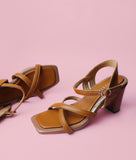 Hermione Mustard High Heel for women
