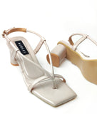 Stella Pearled Ivory High Heel for women