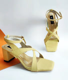 Summer Lemon Yellow High Heel for women